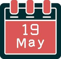 May 19 Vector Icon