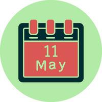 May 11 Vector Icon