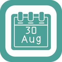 August 30 Vector Icon