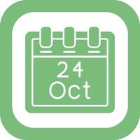 October 24 Vector Icon