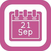 September 21 Vector Icon