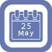 May 25 Vector Icon