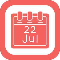 July 22 Vector Icon