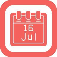 July 16 Vector Icon