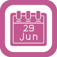 June 29 Vector Icon