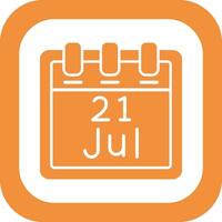 July 21 Vector Icon