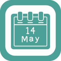 May 14 Vector Icon