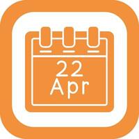 April 22 Vector Icon