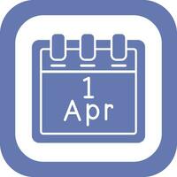 April 1 Vector Icon