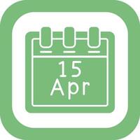 April 15 Vector Icon