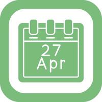 April 27 Vector Icon