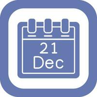 December 21 Vector Icon