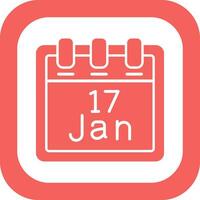 January 17 Vector Icon