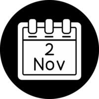 November 2 Vector Icon