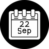 September 22 Vector Icon