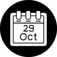 October 29 Vector Icon