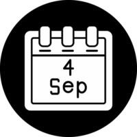 September 4 Vector Icon