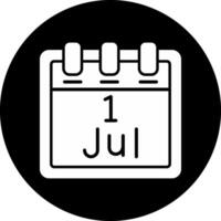 July 1 Vector Icon