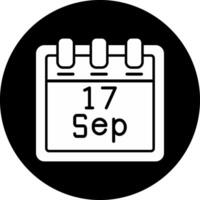 September 17 Vector Icon