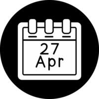 April 27 Vector Icon