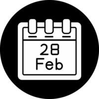 February 28 Vector Icon