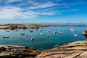 Summer Coastal Beauty in Brittany, France photo