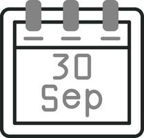 September 30 Vector Icon