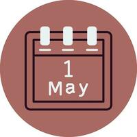 May 1 Vector Icon