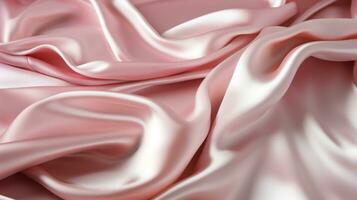 rippled pink satin fabric cloth photo