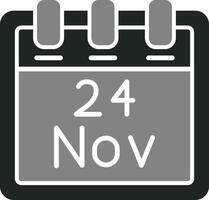 November 24 Vector Icon