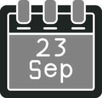 September 23 Vector Icon