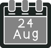 August 4 Vector Icon