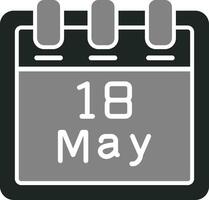 May 18 Vector Icon