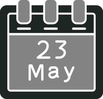 May 23 Vector Icon