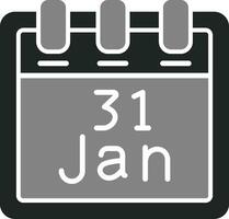 January 31 Vector Icon