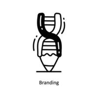 Branding doodle Icon Design illustration. Startup Symbol on White background EPS 10 File vector