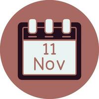 November 11 Vector Icon