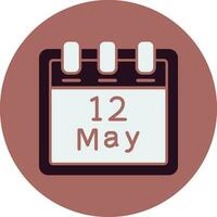 May 12 Vector Icon