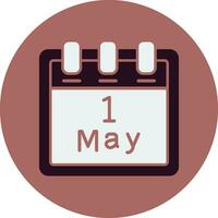 May 1 Vector Icon