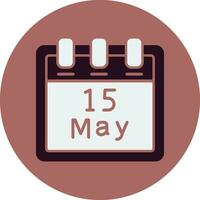 May 15 Vector Icon