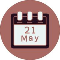 May 21 Vector Icon