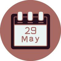 May 29 Vector Icon