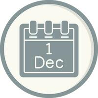 December 1 Vector Icon