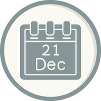 December 21 Vector Icon