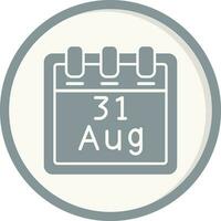 August 31 Vector Icon
