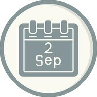 September 2 Vector Icon