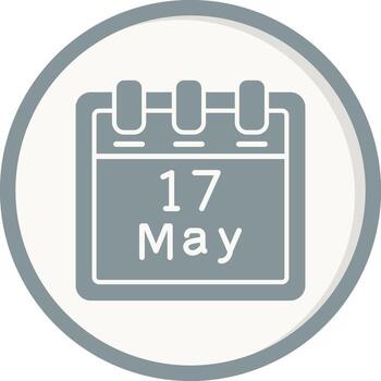 May 17 Vector Icon