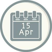 April 15 Vector Icon