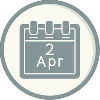 April 2 Vector Icon