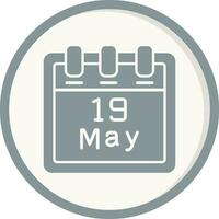 May 19 Vector Icon